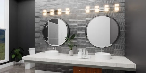 Quoizel PCSEL8636 Selena 4 Light 36"W Vanity Light - Chrome - Picture 7 of 7