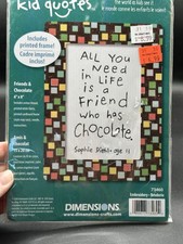 Dimensions "If You Feel Blue - Paint Yourself A Different Color" Embroidery Kit