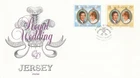 Princess Diana Wedding GB Jersey FDC (a) 1981 (104659)