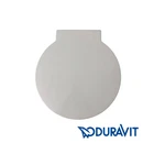 Duravit Starck 1 Toilet Seat 0065880000 White, with Soft Close, Hinges Stainless Steel