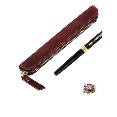 JANKOW Leather Fountain Pen Case Handmade Pen Pouch Simple Pen Case Genuine