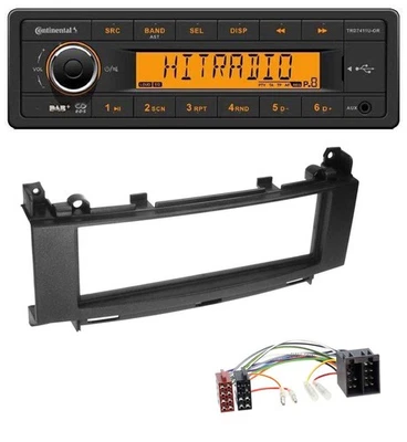 Continental 1DIN DAB MP3 AUX USB Autoradio für Mercedes B-Klasse W245 A-Klasse W - Bild 1 von 4