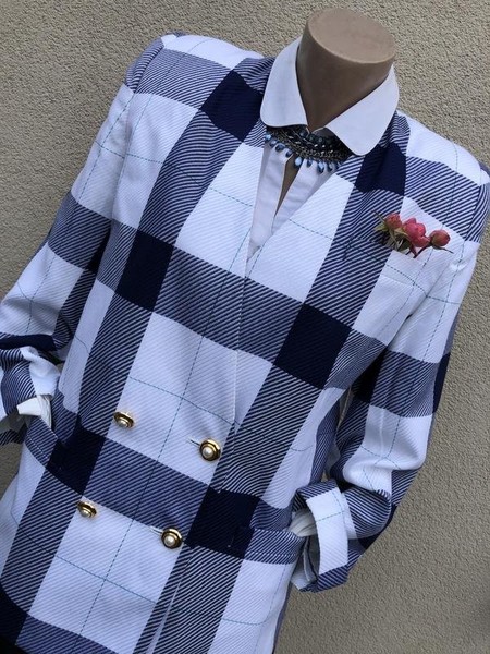 Women American Vintage Blazer White 40 / L / 48