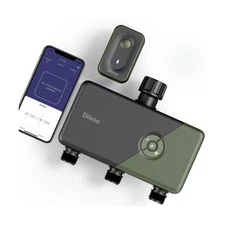 Diivoo WiFi Sprinkler Timer 3 Zone, Smart Water Hose Timer Compatible with Al...