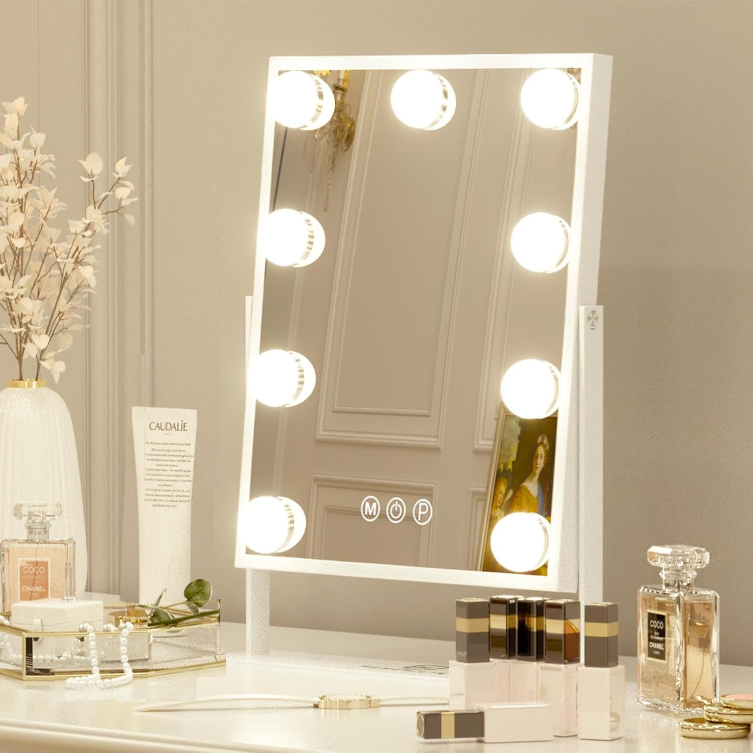 Idea Regalo: Specchio Trucco Hollywood LED Touch - Stile e Praticità