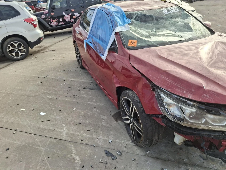 Used Automatic Transmission Assembly fits: 2017 Honda Accord AT 2.4L CVT Grade A Foto 3 de 4