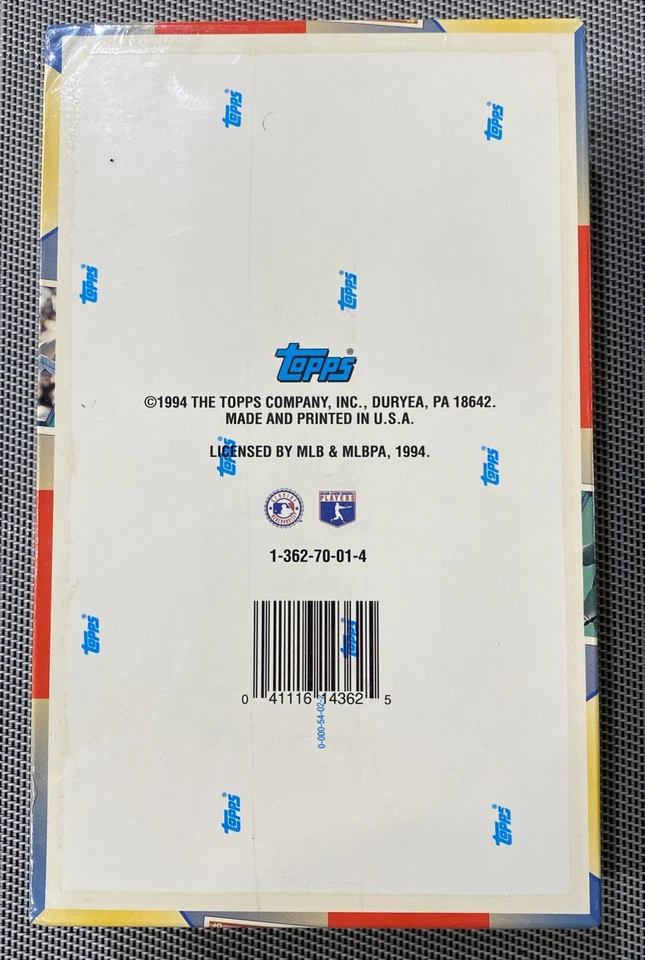 Topps 1994 Series 1 "ToppsGold & ToppsBlackGold" Baseball Cards Factory Sealed - Image 2 of 4