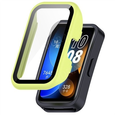 Tempered Glass+PC Case For Huawei Band 10 10 NFC 9 9 NFC 8 8 NFC Protector Cover