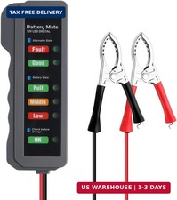Car Battery Tester,12V Battery Load Tester with LED Indication,Battery and Alter