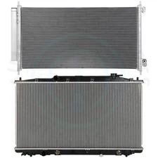 Radiator & AC Condenser Cooling Kit For 2008-12 Honda Accord 2012-15 Crosstour