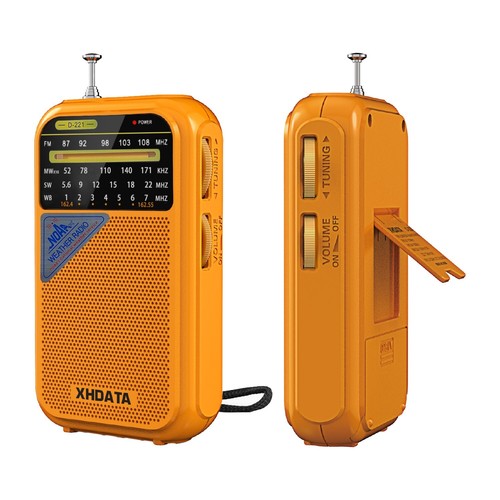 XHDATA D221 Pocket Radio AM FM SW WB NOAA Bands Weather Warning Radio Receiver - Picture 7 of 38