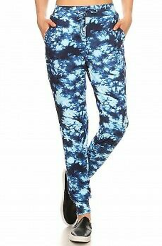 Shosho Blue TIE DYE PRINT BRUSH POLY 