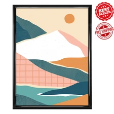 18" x 24" Trendsetter Poster and Picture Frame Home Office Wall Decor, Black