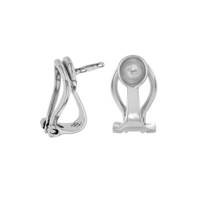 Omega Clip Back Earring Mounting For Pearl