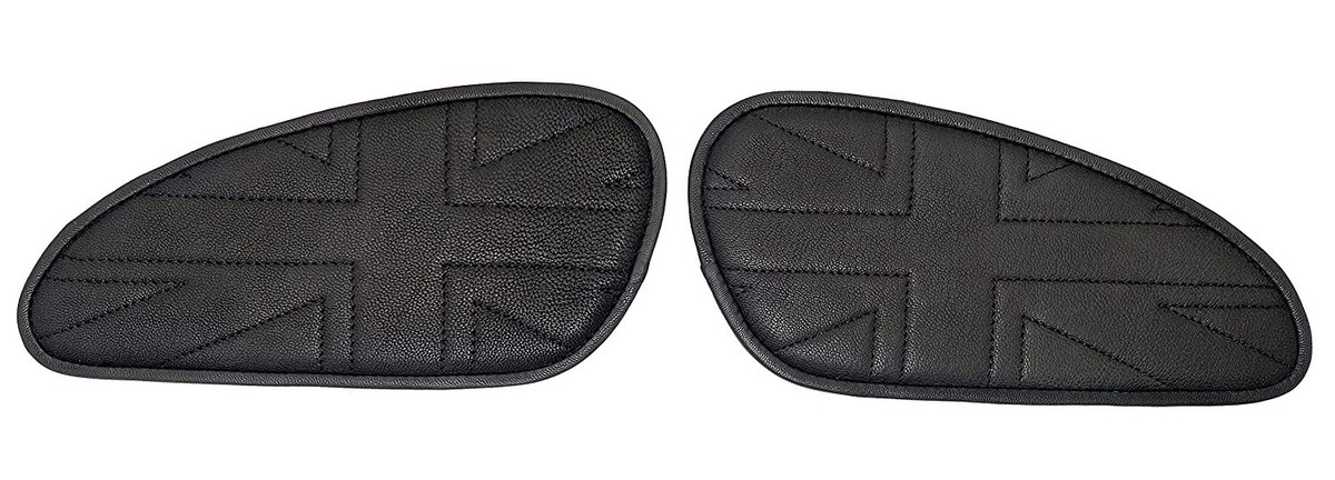 Gas Tank Knee Leather Pad Fit For Royal Enfield Interceptor