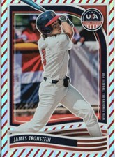 2024 Panini Stars & Stripes USA Baseball #10 James Tronstein Stripes