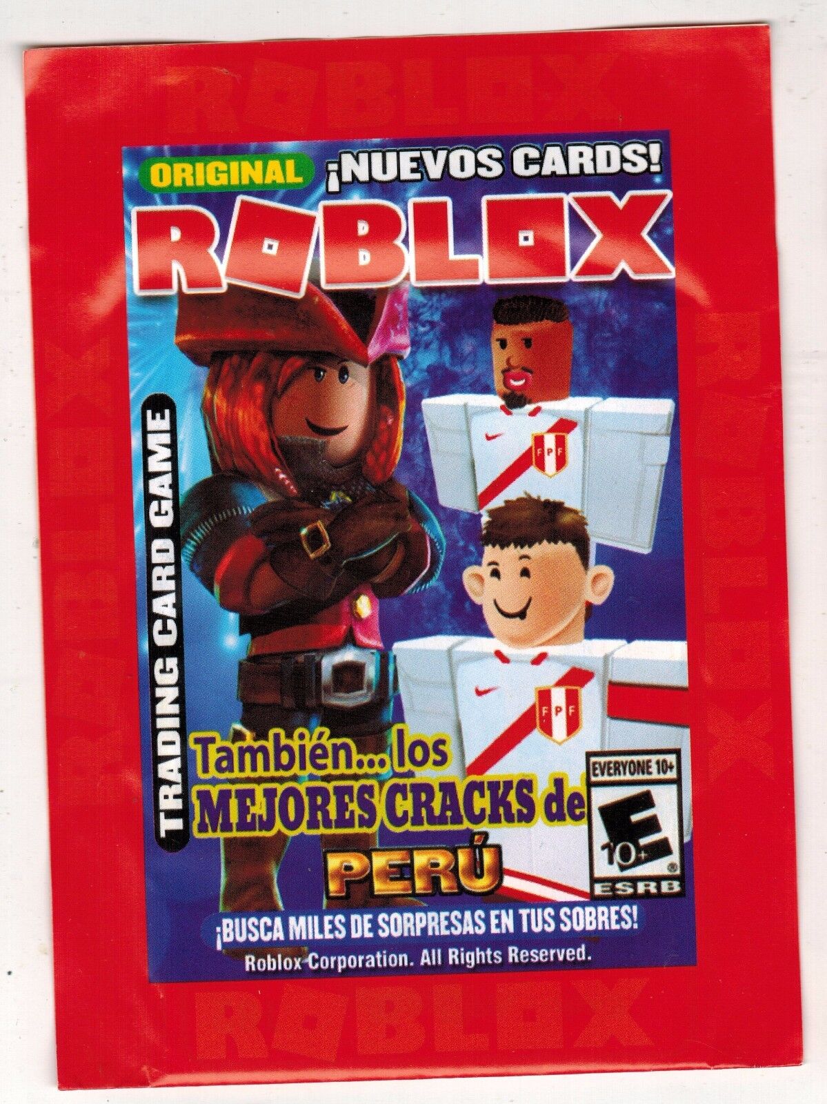 Peru 2017 Roblox Trading Card Soccer Team Pack