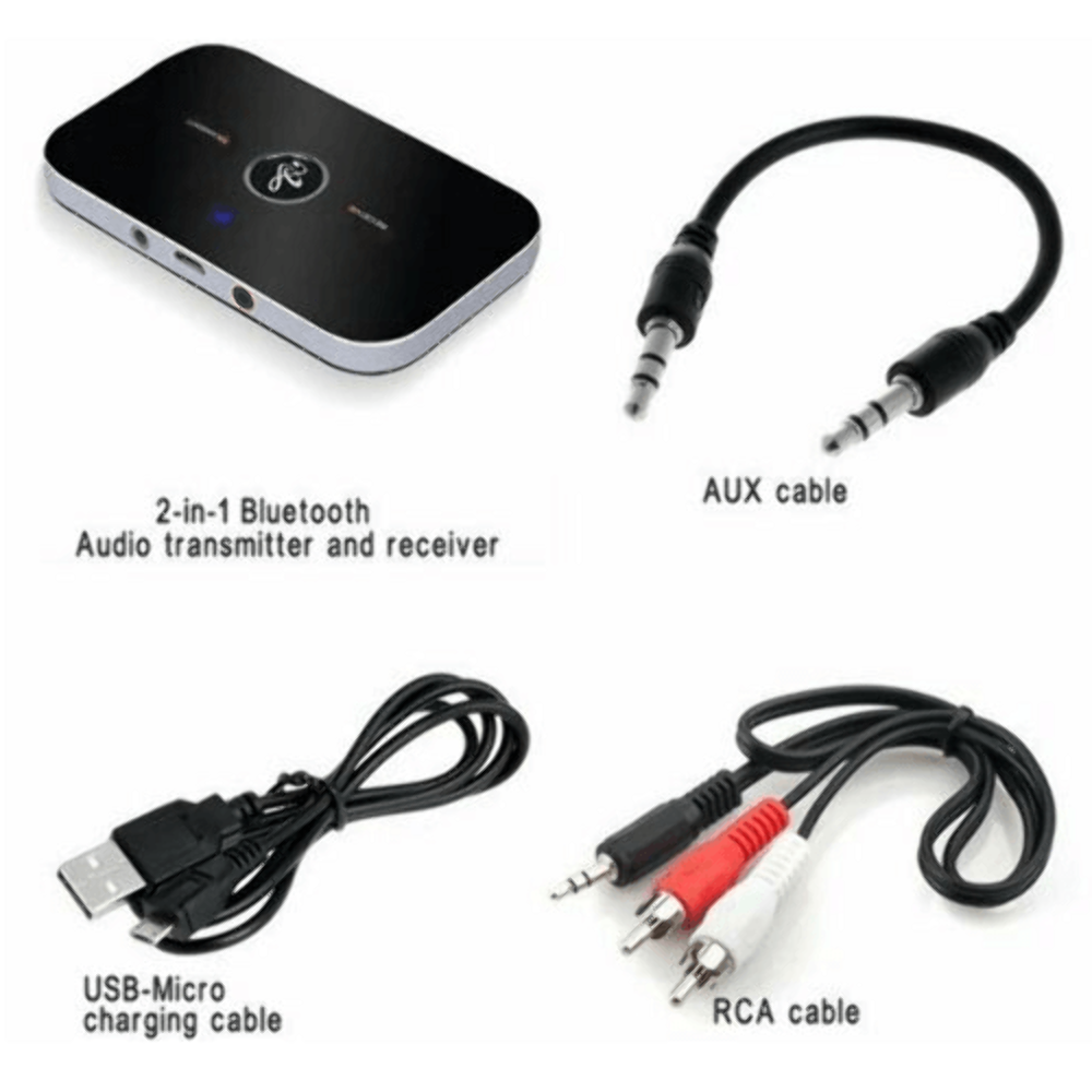 HTN - Ricevitore Del Trasmettitore Bluetooth 5.0 2 In 1 Adattatore Audio Bluetooth Per Il Sistema Stereo Domestico 8273590732381