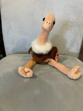 Ty Beanie Baby Stretch the Ostrich, retired and rare