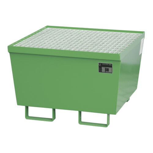 Ineinander stapelbare Auffangwanne / Gitterrost / 215 l / Breite 800 mm - Bild 7 von 14