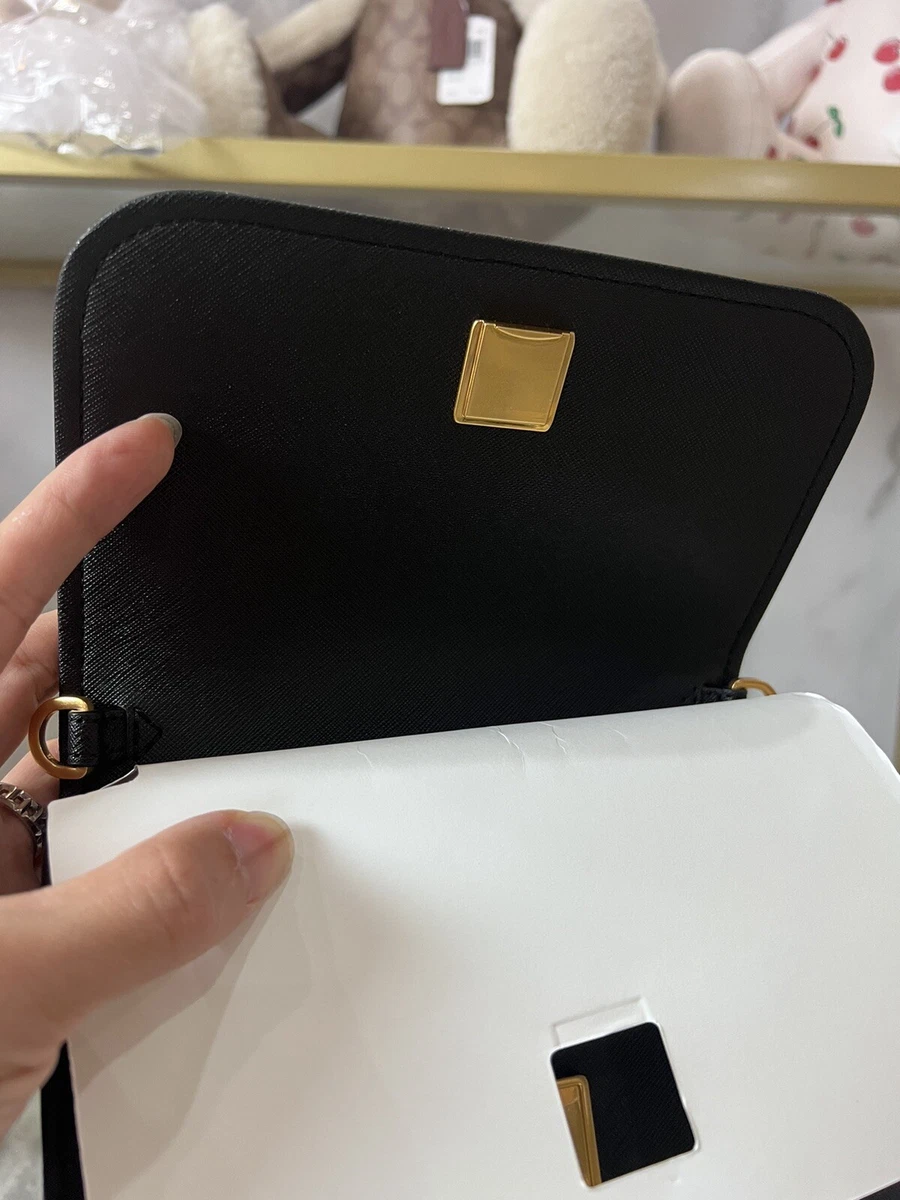 tory burch emerson chain wallet Black eBay