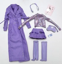 HOLOGRAPHIC NOVAE NU.Face AudioVisual Fashion Royalty COMPLETE OUTFIT NEW