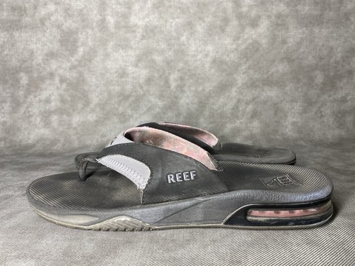 Reef Fanning Damen 10 Flip Flops schwarz/lila Sandalen Flaschenöffner Strandschuhe