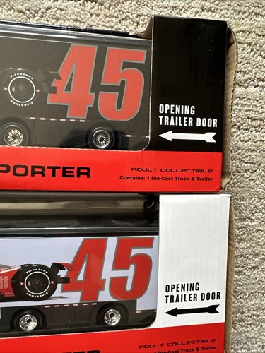 INDYCAR Kenworth T2000 RLL INDY Transporter TRIO Red White Black #45 HyVee 1/64 - Picture 4 of 7