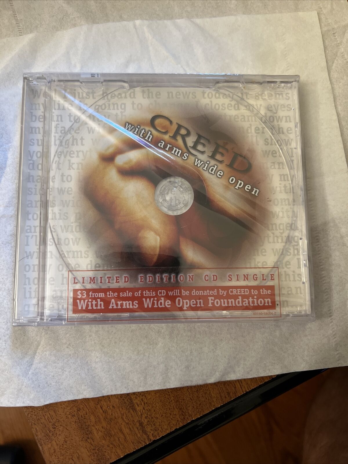 CREED "With Arms Wide Open" New/Sealed-2000 Windup Ltd Ed. CD Single Enhanced!