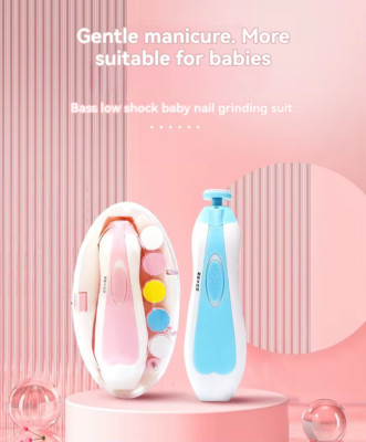 Electric Nail Trimmer 6 Multi-functional Baby Anti-pinch For New Borns/Childrean