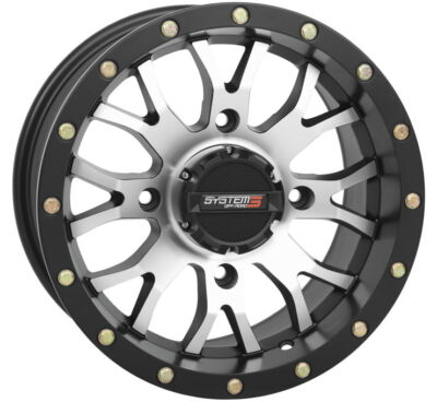 SYSTEM 3 Matte Black Off-Road ST-3 Simulated Beadlock Wheels 20S3-1156
