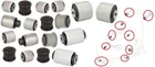 Rear Control Trailing Arm Wishbone Bushes Bushings for Volvo XC70 2001-2007