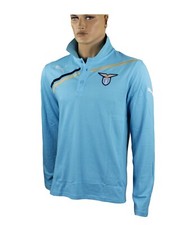 Puma S.S Lazio Rom Herren Longsleeve Langarm Polo Shirt blau 