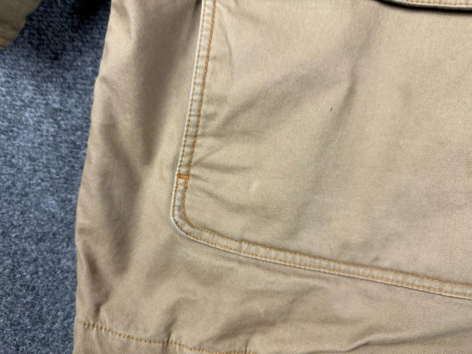 De Colección Harbor Bay Chore Chaqueta Para Hombres 2X Grande Pana Cuello Granero Abrigo Franela Forrado Foto 3 de 4