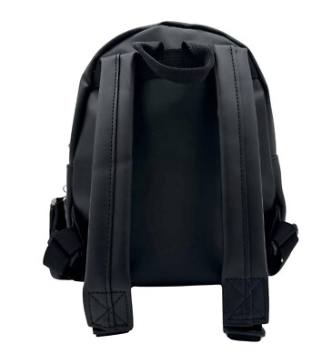★ otz★ Malibu Glossy Backpack Mini Black FLOTFA1B02 Defy Gravity Wicked The Movie 2024, Faux Leather Mini