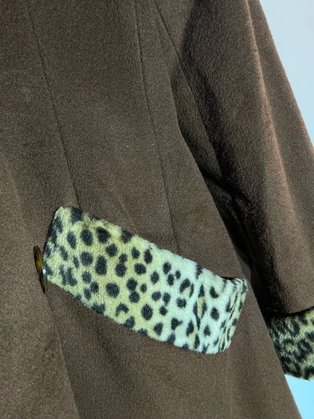 GUCCI Cappotto donna lana doppiopetto Yves Saint Laurent vintage