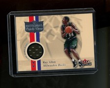 2001-02 Fleer Platinum National Patch Time #8 Ray Allen Jersey Patch