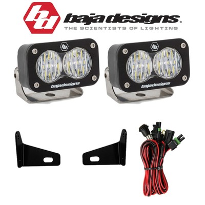 Baja Designs S2 Pro Clear Wide Cornering Lights For 2017-2021 Can-Am Maverick X3