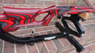 597 REMINGTON TALON SATIN RED AMBIDEXTROUS Stock FOR BULL Barrel FREE SHIP 170