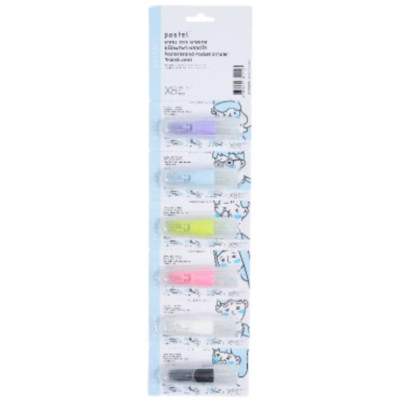 New 6pcs Pastel Pocket Inhale Translucent Light scent Fresh The lid is not lost