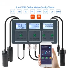 Smart Monitor Meter Online Aquarium Water Quality Tester Data Logger Controller