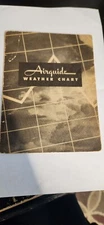 1947 Airguide Barometer Instruction Pamphlet Weather Chart