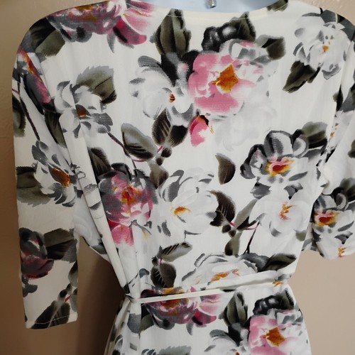 Baltic Born Dress Medium Flowy Floral Wrap Maxi Boho Cottage Core Beach New - Picture 10 of 15
