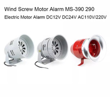 Wind Screw Motor Alarm MS-390 290 Electric Motor Alarm DC12V DC24V AC110V/220V