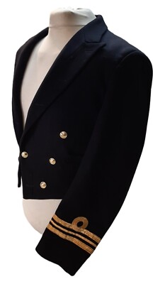 No7 Mess Jacket Lieutenant Commander Rank Curls British Naval Officers Dress RN