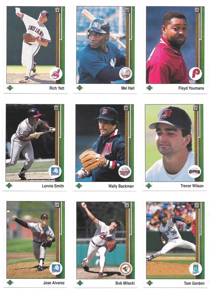 1989 Upper Deck High # Series Baseball Trading Cards #s 701-800 / Choose / mb29 - Image 4 of 4