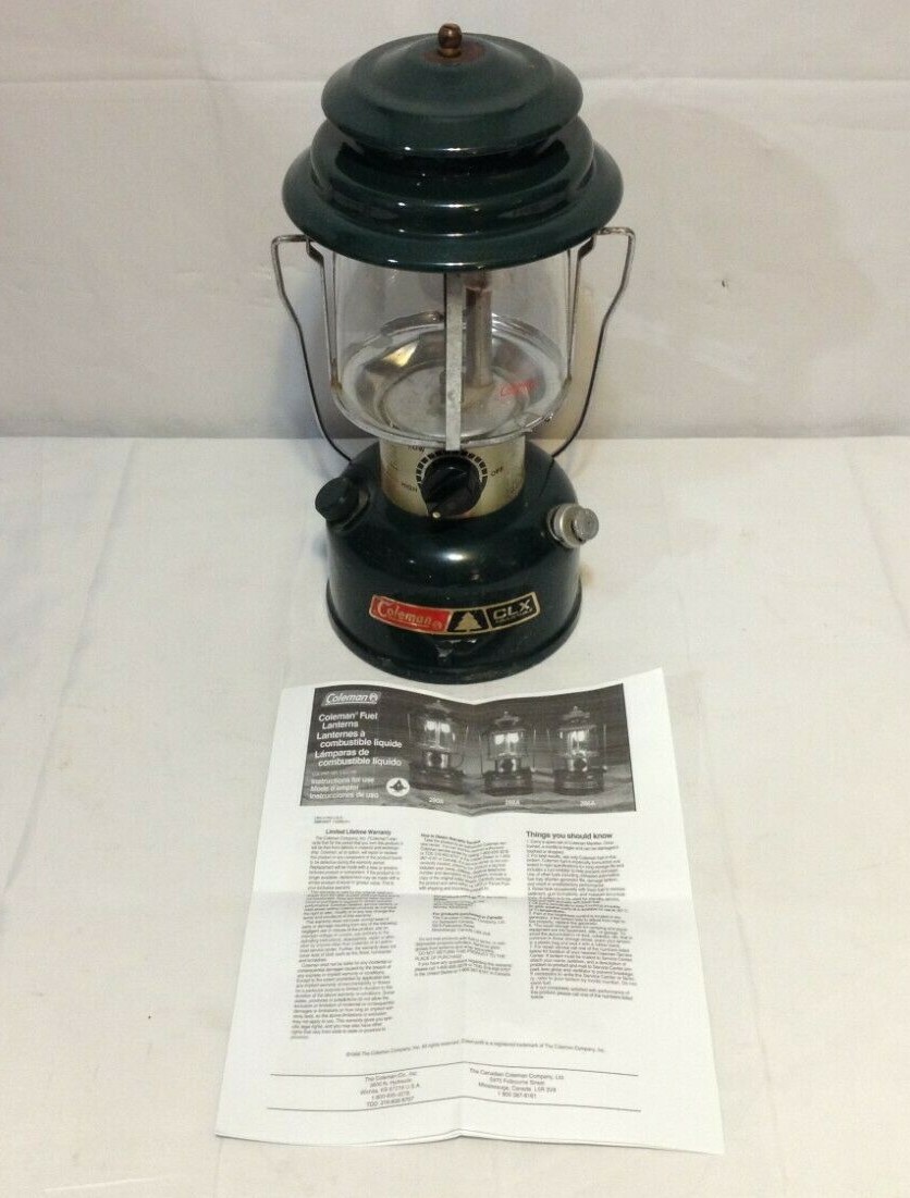 COLEMAN CLX 290 Double Mantle Liquid Fuel Camp / Camping