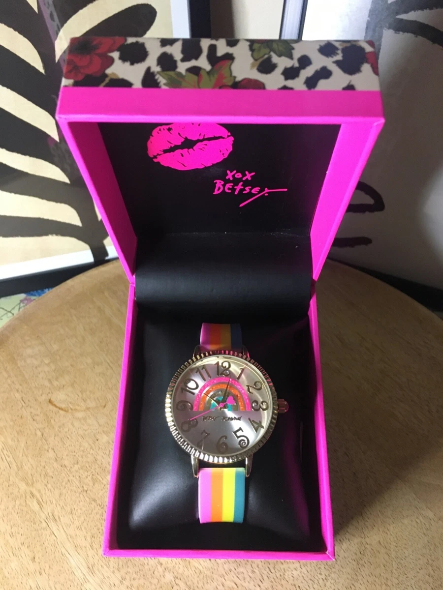 Betsey johnson online rainbow watch