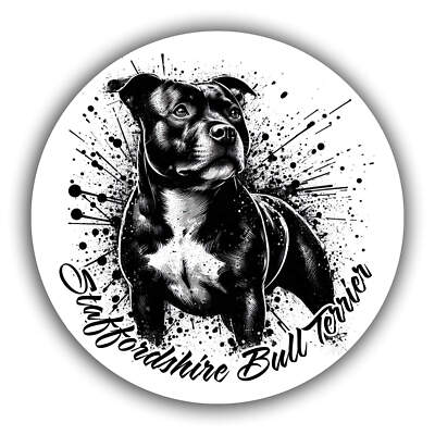 Staffordshire Bullterrier Aufkleber - Autoaufkleber - Sticker | Motiv: B003