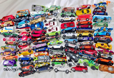 BIG LOT OF 90 HOT WHEELS. MATCHBOX Disney OTHERS DIECAST USED COND.